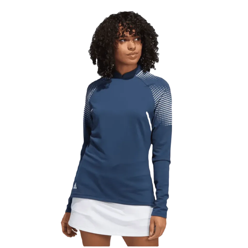 Adidas Ladies COLD.RDY Long-Sleeve Top - Navy