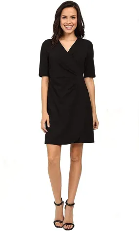 Adrianna Papell - AP1D100146 V-Neck Short Sleeve Dress