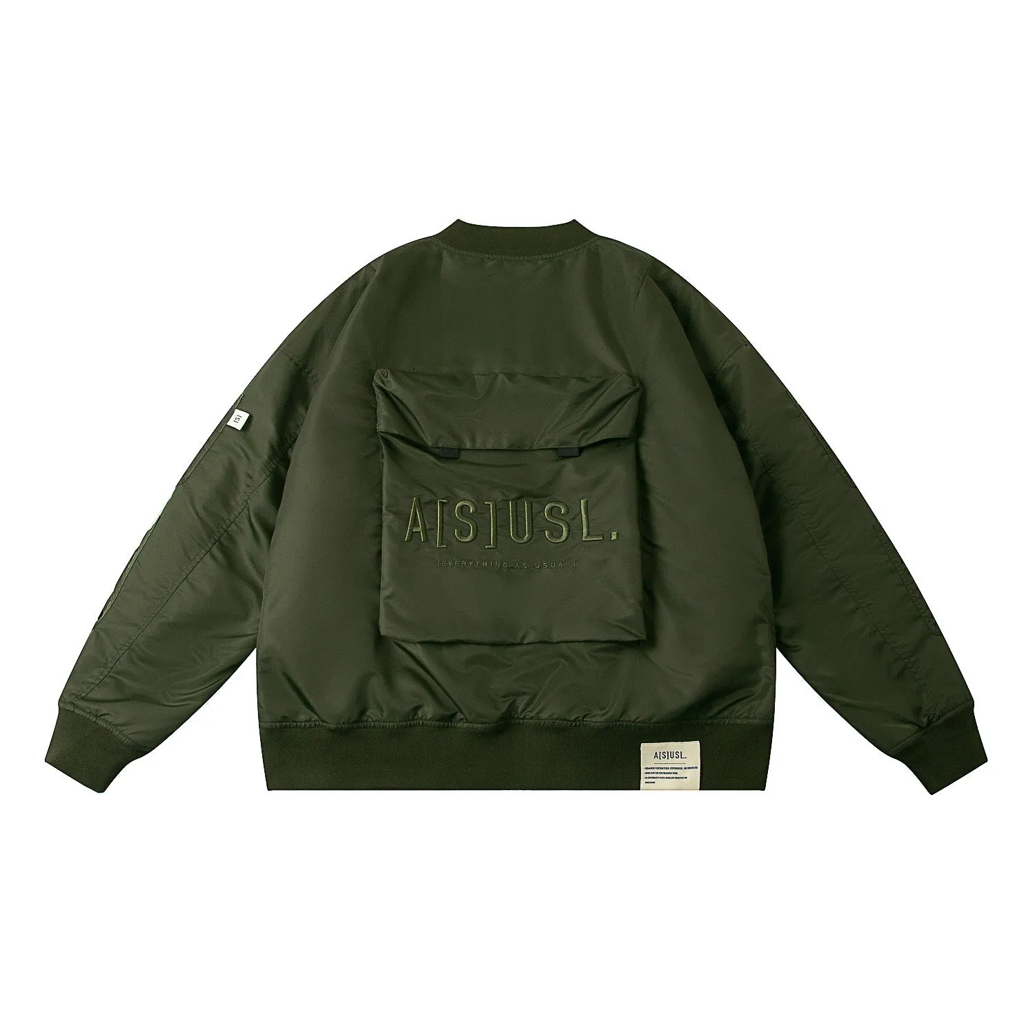 A[S]USL MULTI POCKET MILITARY JACKET-OLIVE