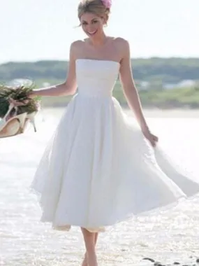 Beach Wedding Dress Cheap Chiffon Wedding Dress #ER052