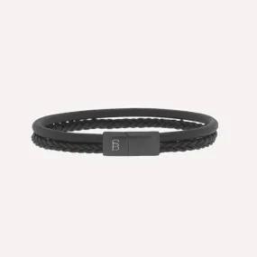 Black Edition Leather Bracelet Denby