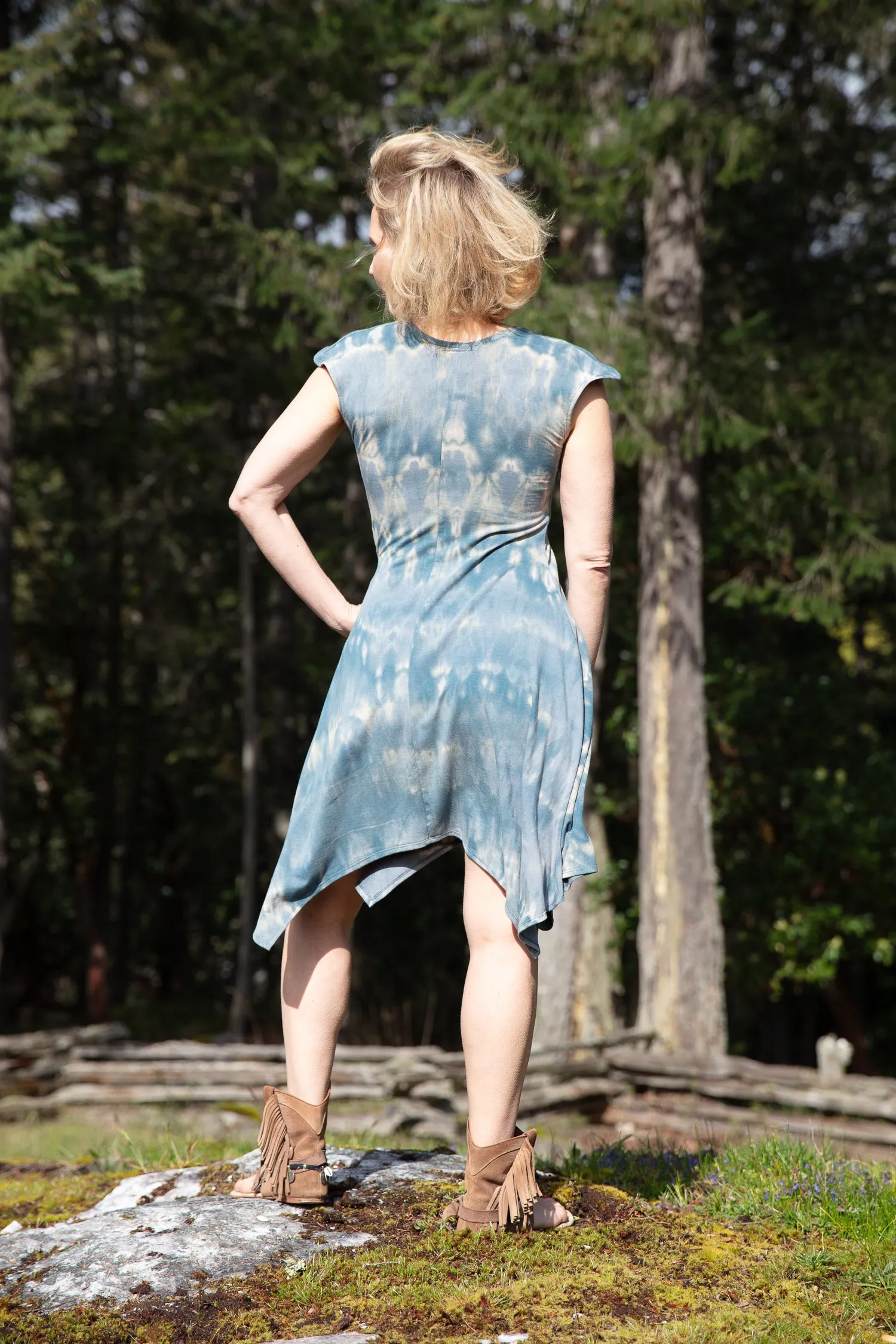 Buttercup Dress - shibori