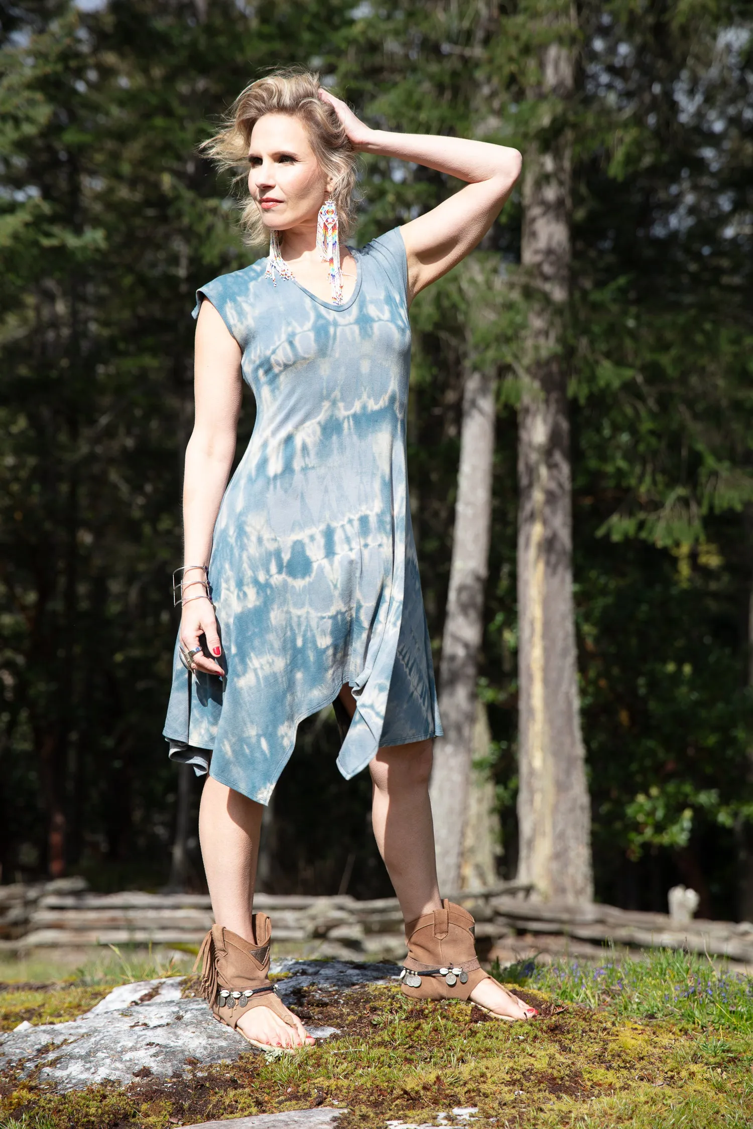 Buttercup Dress - shibori