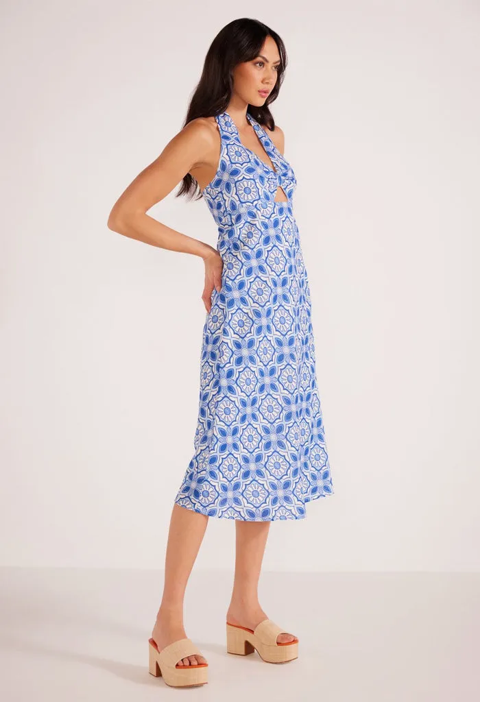 Catalina Bias Midi Dress