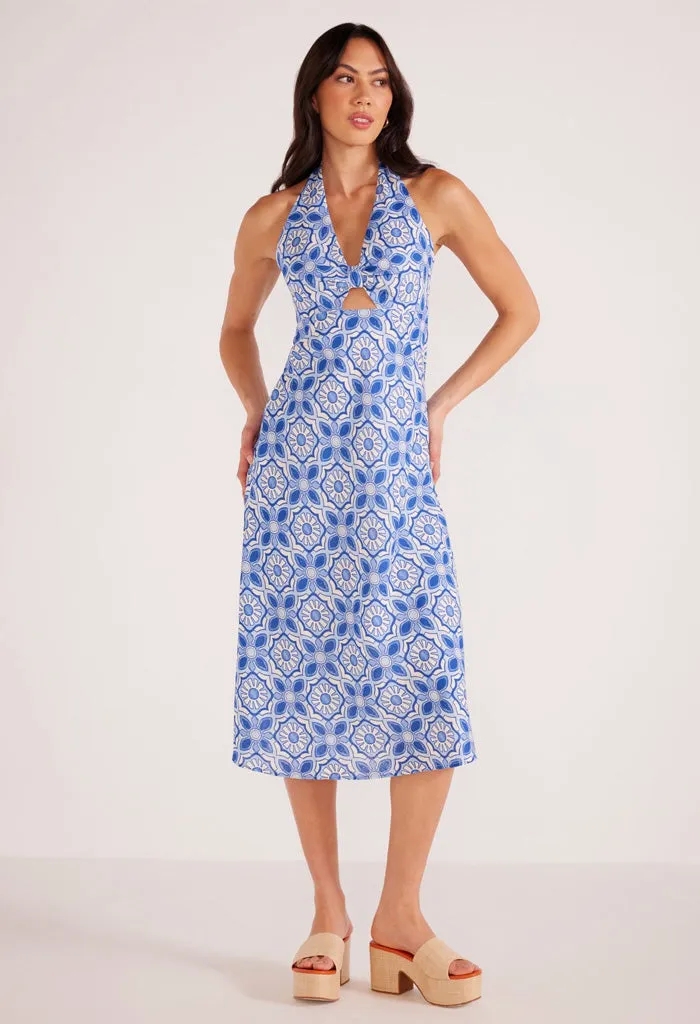 Catalina Bias Midi Dress