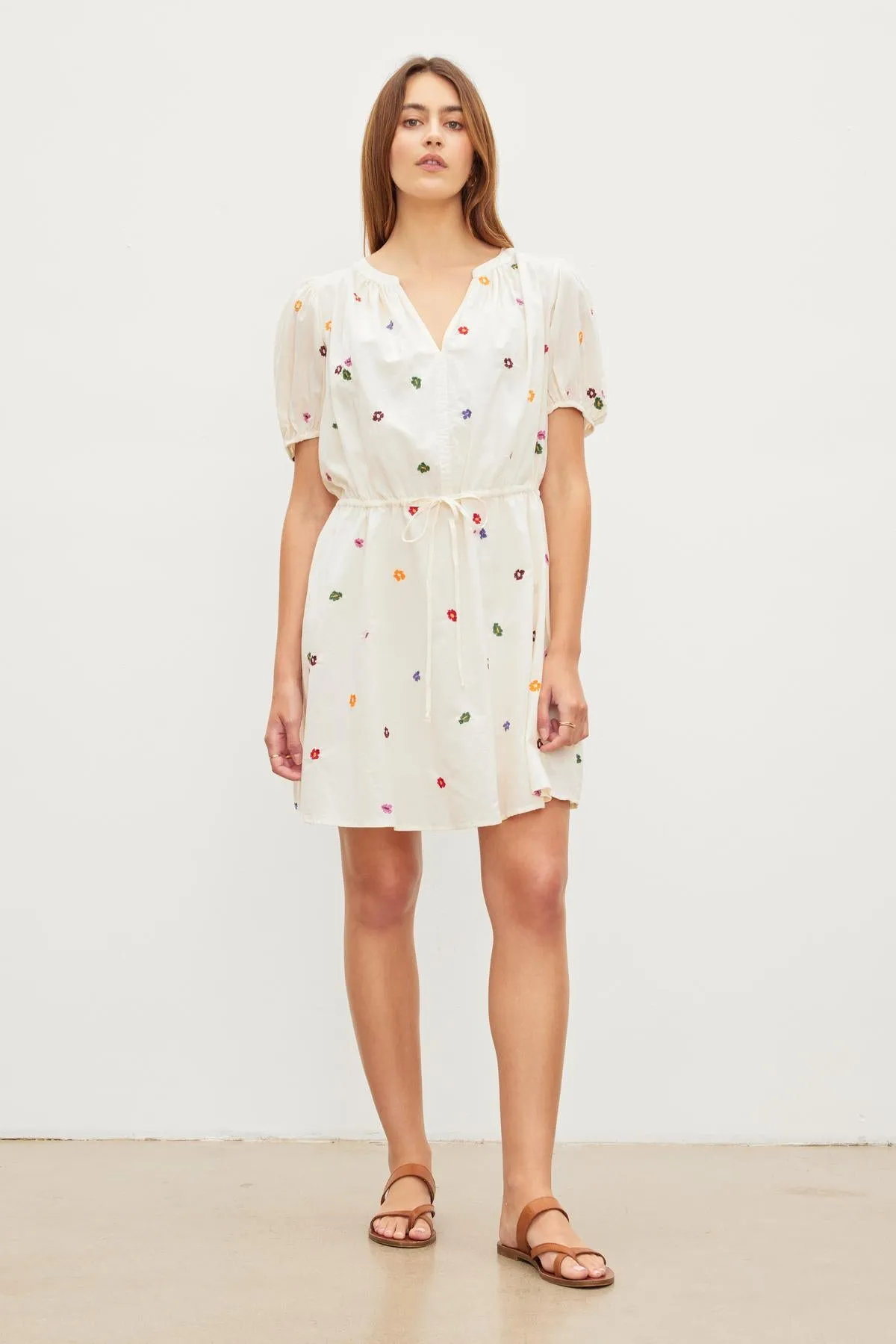 CLEO EMBROIDERED BOHO DRESS