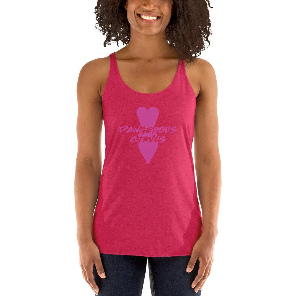 Dangerous Curves  Women's Racerback Tank