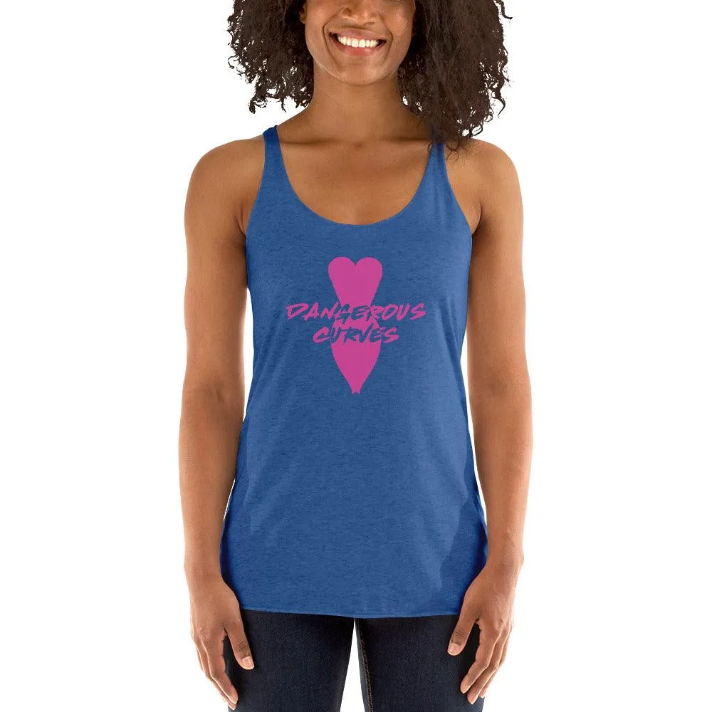 Dangerous Curves  Women's Racerback Tank