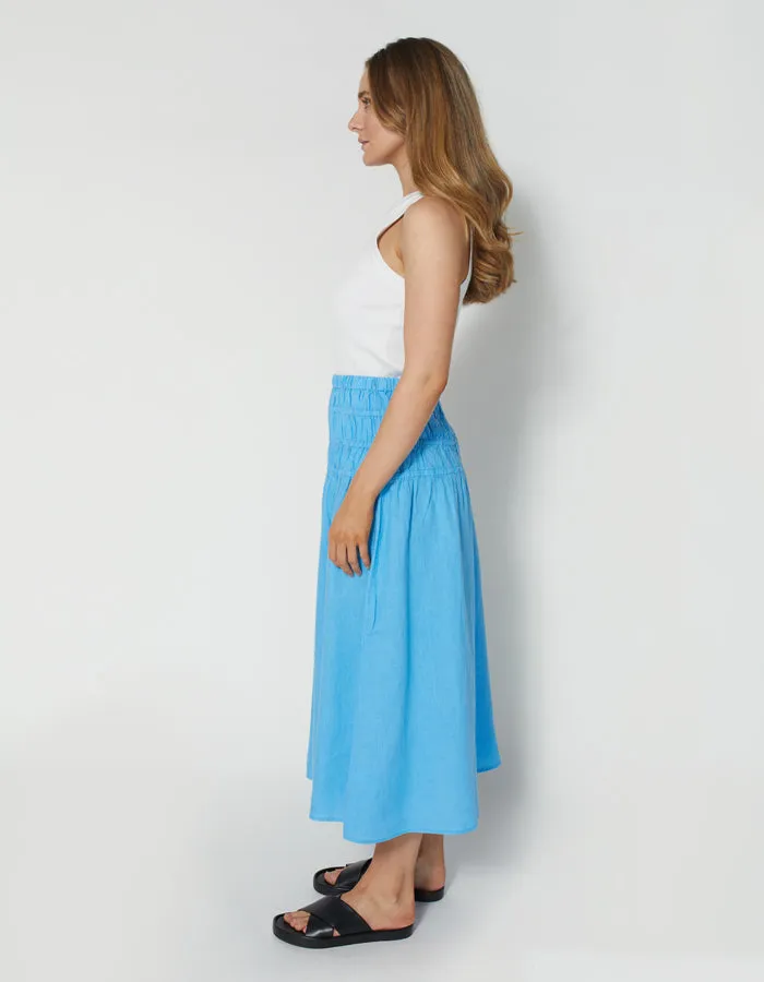 Dear Sutton Amaro Skirt - Azure