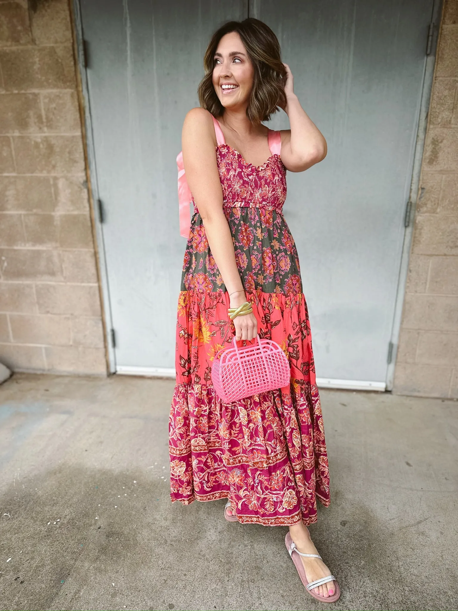 Free People Bluebell Maxi | Magenta Combo