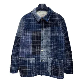 FUNDAMENTAL PATCHWORK COVERALL RINSE-INDIGO