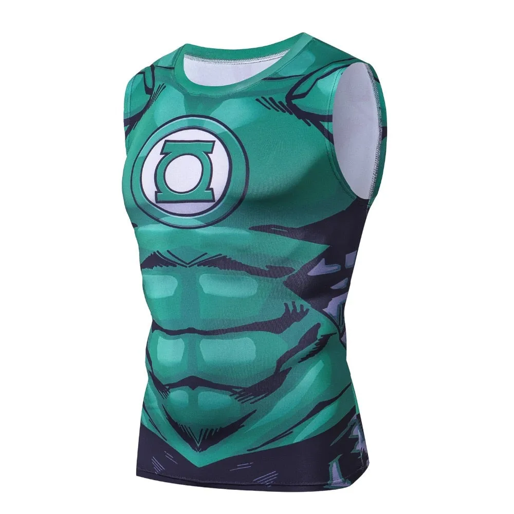 Green Lantern Compression 'Comic' Tank Top