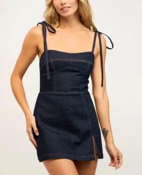 Hazel Denim Mini Dress