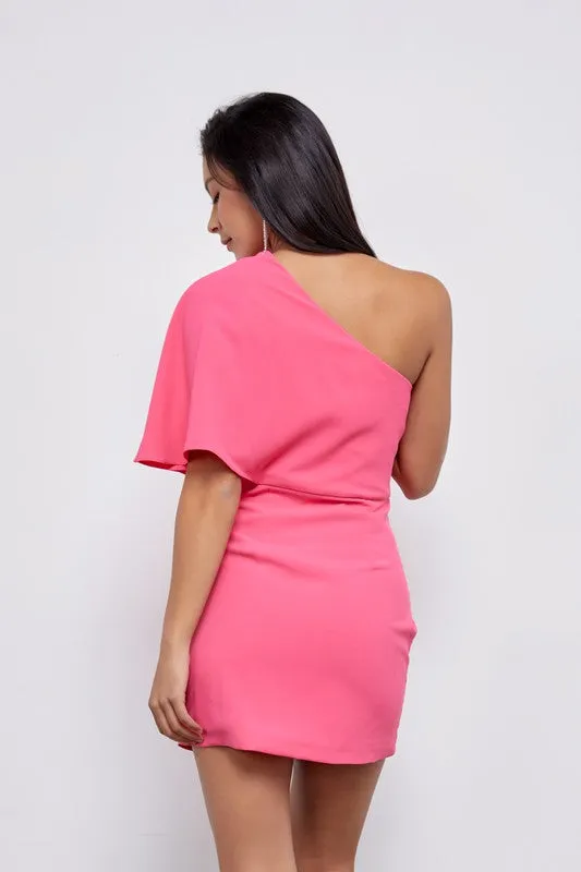 JOYLEE ONE SHOULDER DRESS [ONLINE EXCLUSIVE]