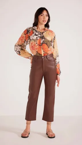 Lani Faux Leather Pant