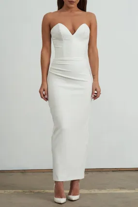 Luci Midi Dress - White