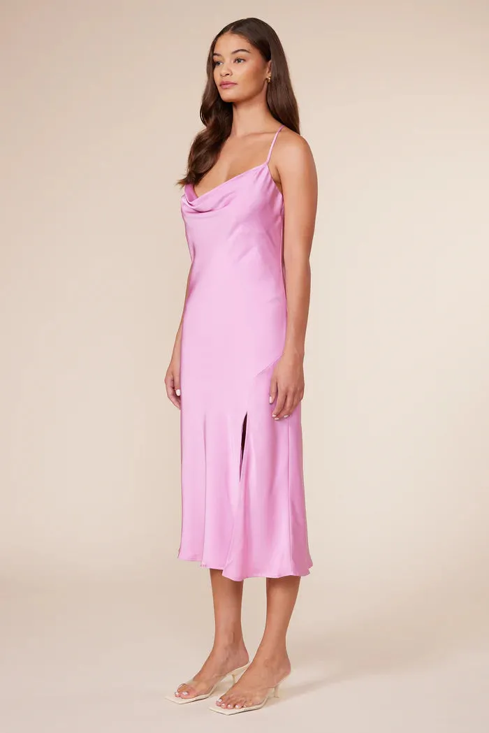 Lucy Paris Maya Slip Dress - Pink