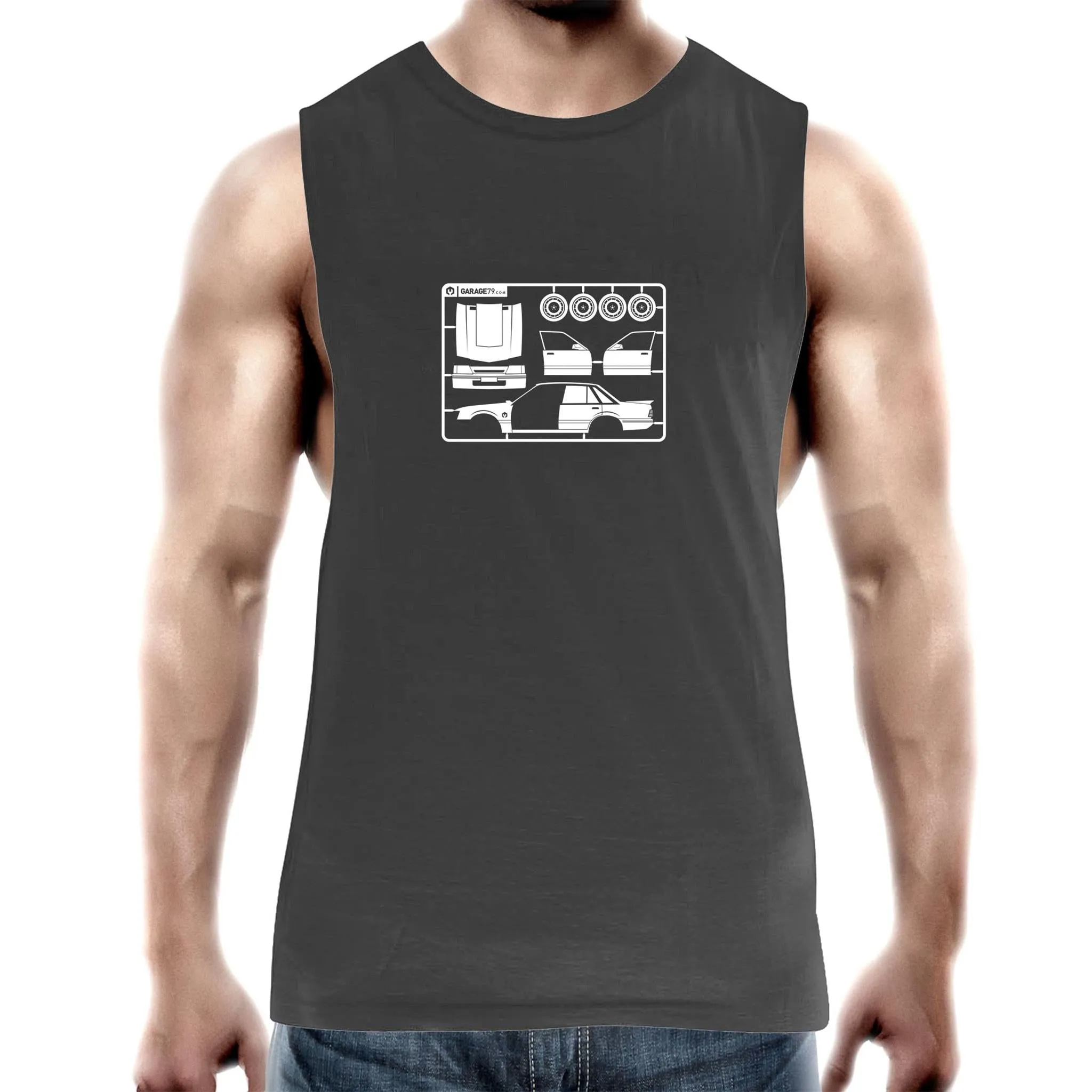 Make Your Own Commodore Mens Barnard Tank Top Tee