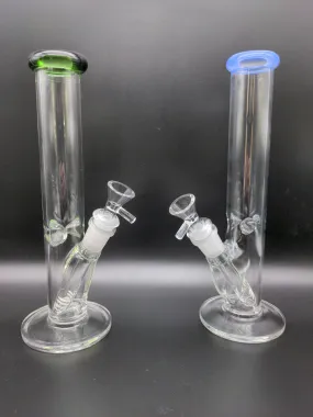 Minimalist Glass Tube Water Pipe | 9.5 | 14mm