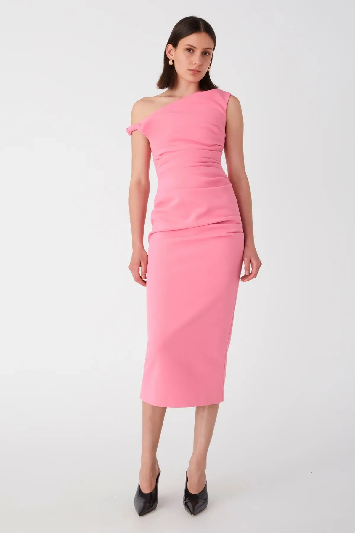 Misha Alaska Midi Dress - Tulip Pink