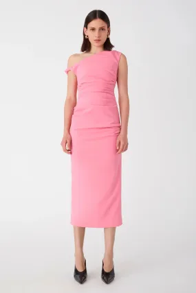 Misha Alaska Midi Dress - Tulip Pink