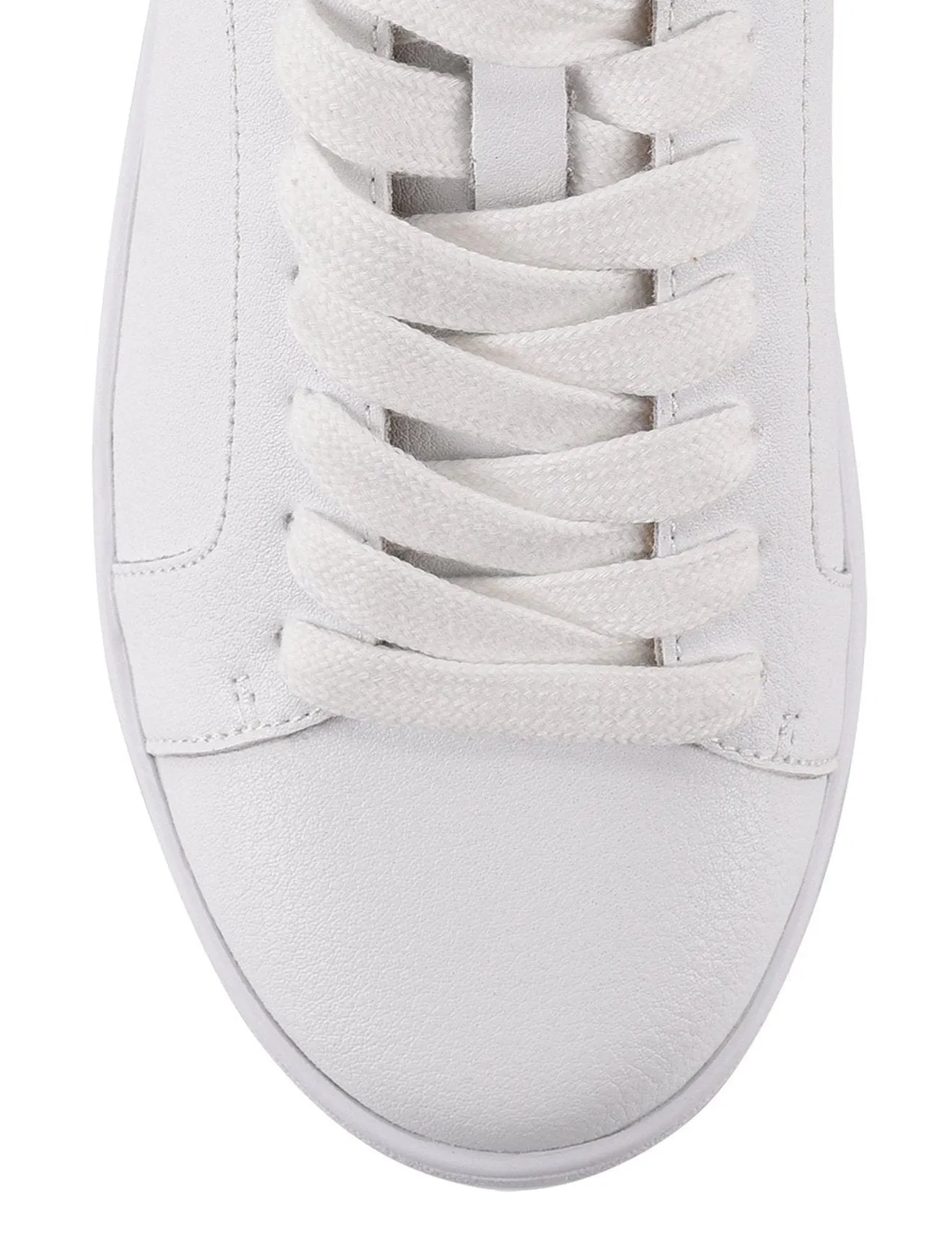 Monarch Leather Sneaker - White Leather