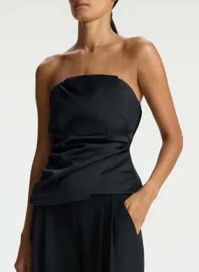 Nata Strapless Satin Top