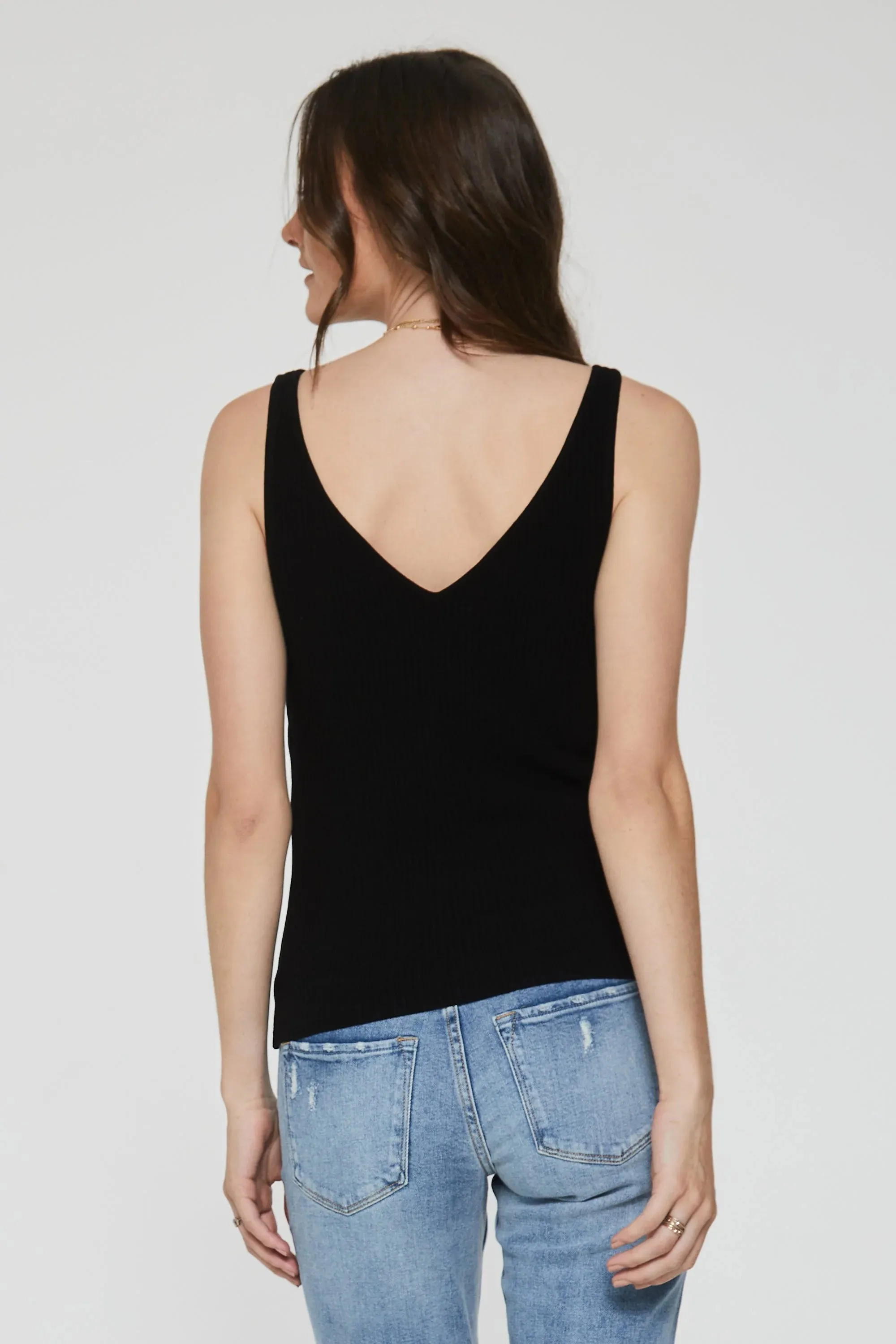 Noa V-Neck Sweater Tank