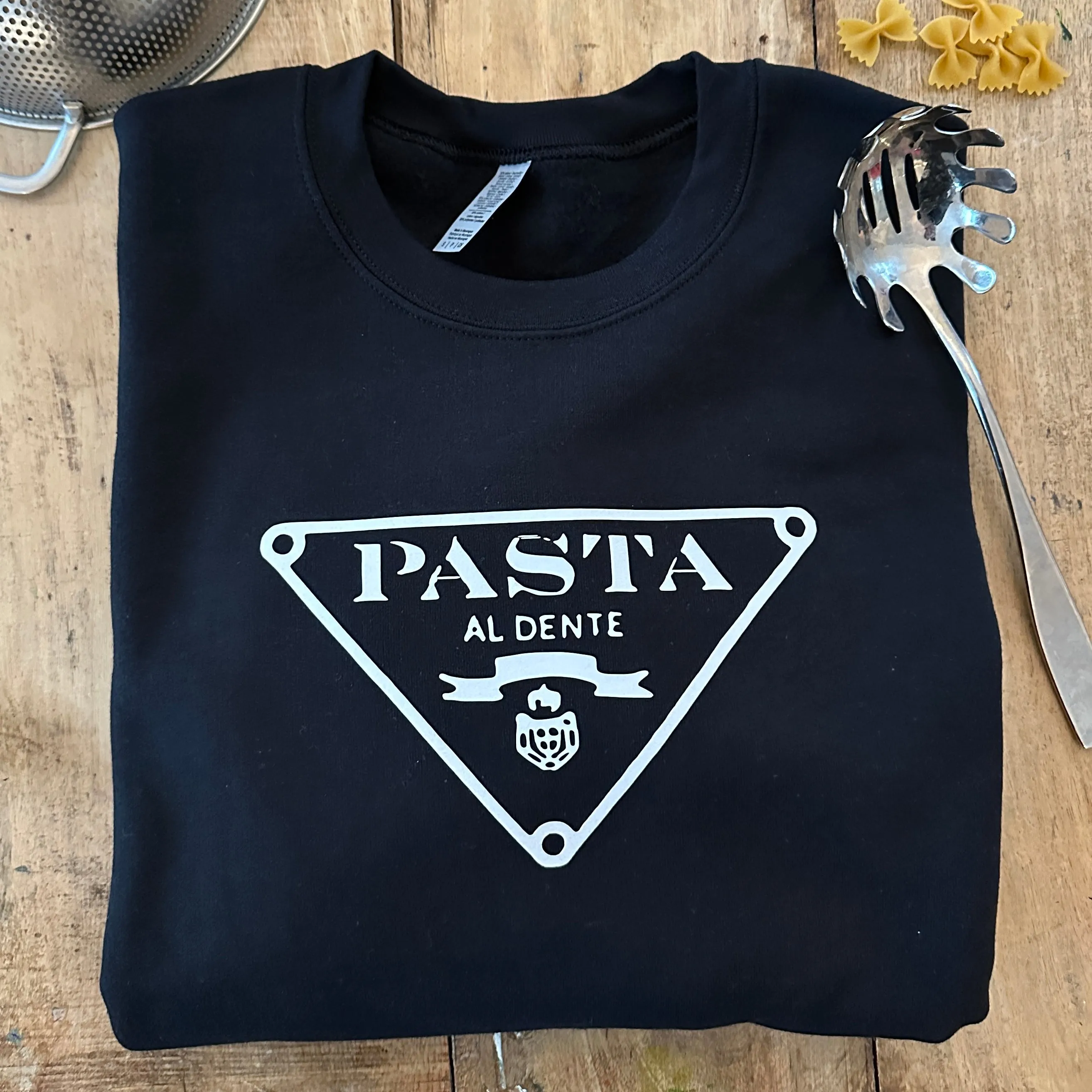 Pasta Al Dente Pullover - Black