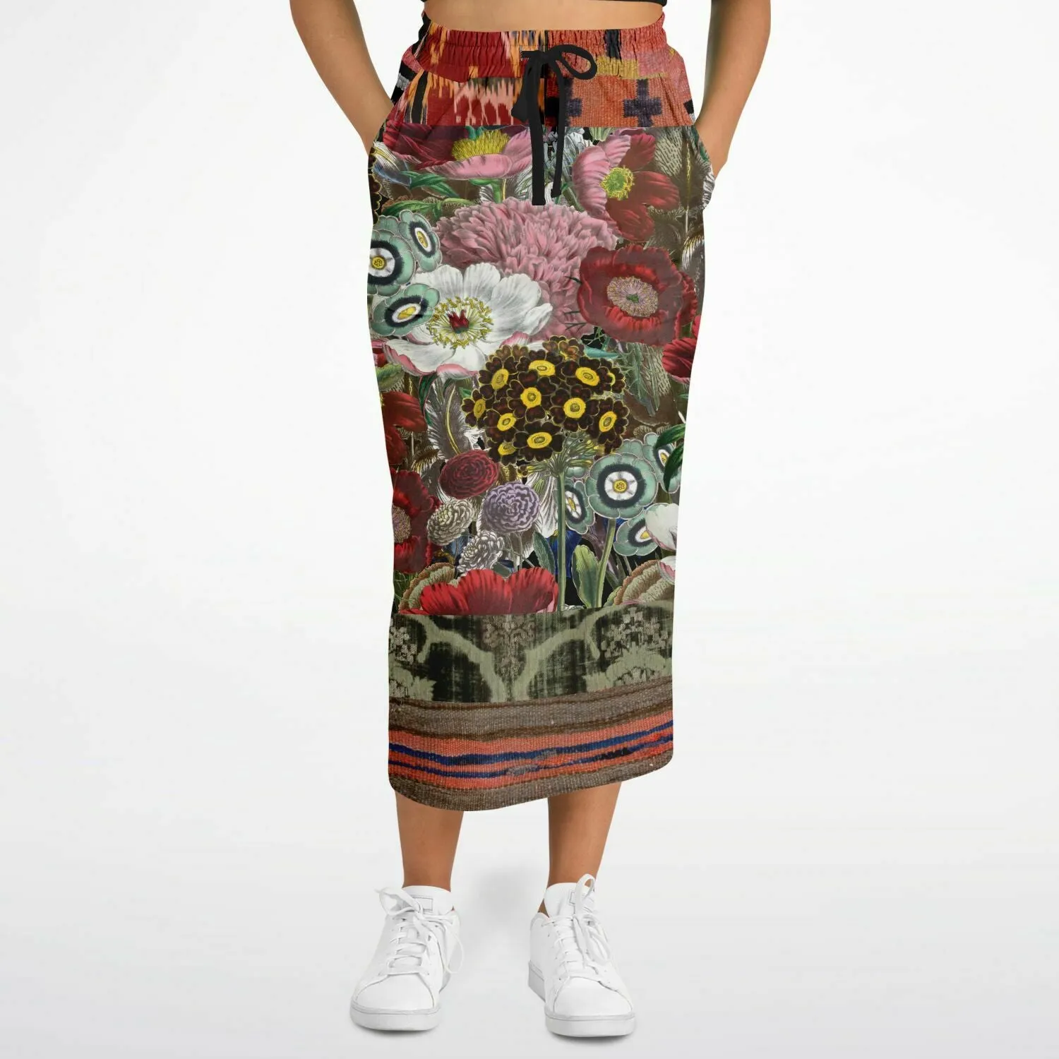 Remembering Woodstock Eco-Poly Long Pocket Skirt