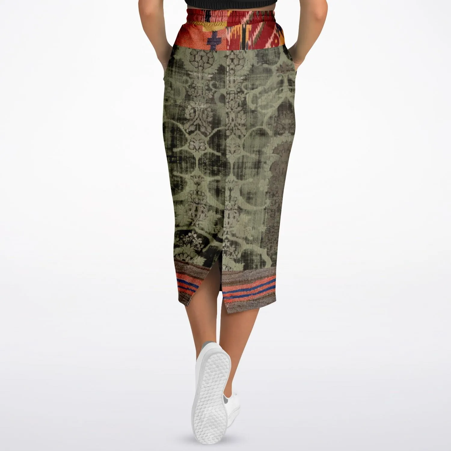 Remembering Woodstock Eco-Poly Long Pocket Skirt