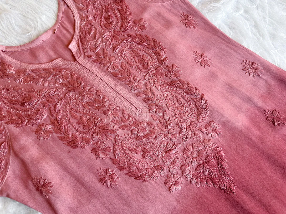 Riva Ombre Chikankari Kurti