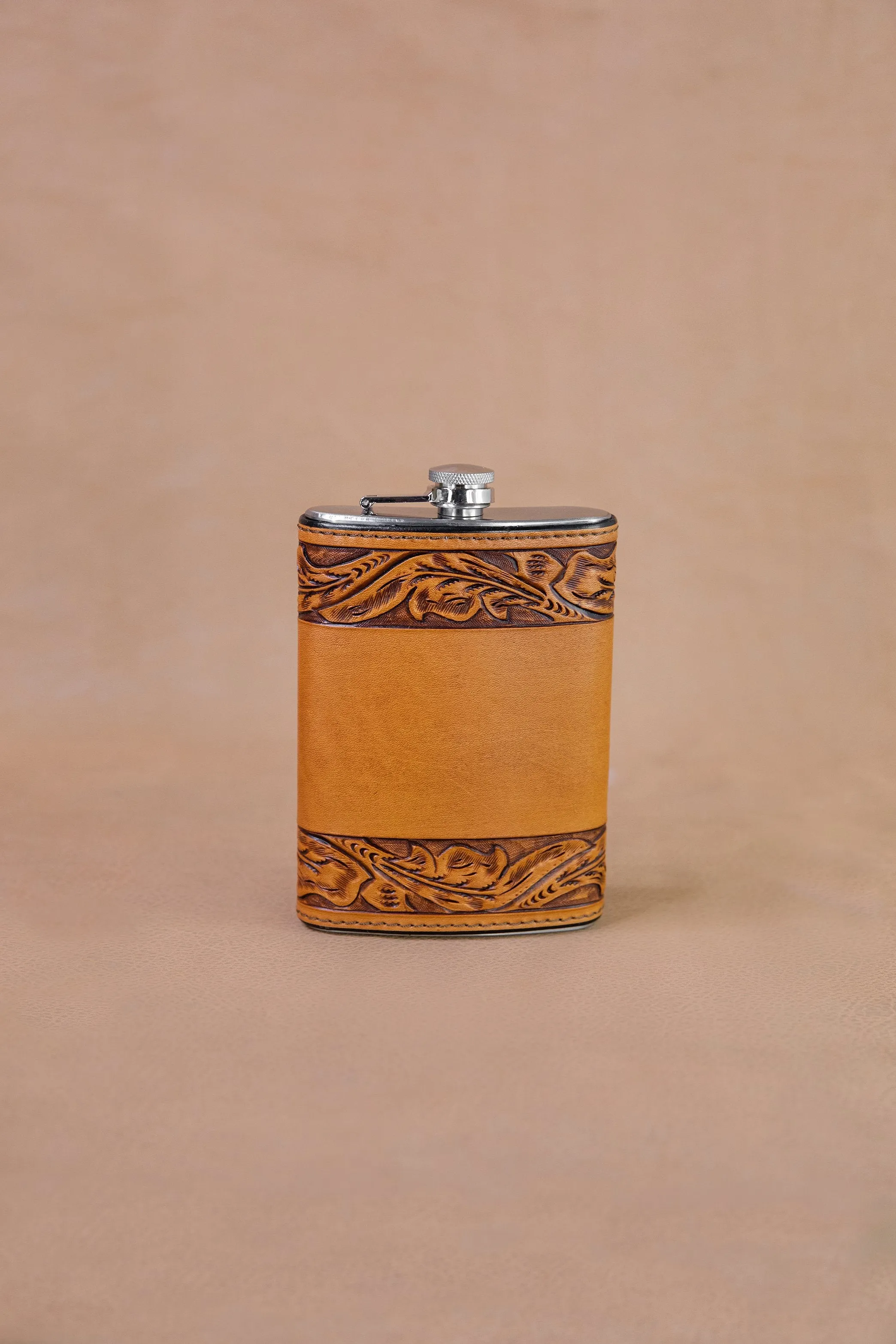 Russet Running Leaf Flask