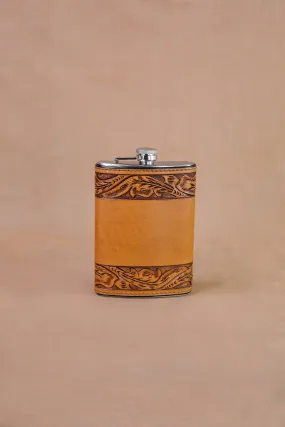 Russet Running Leaf Flask