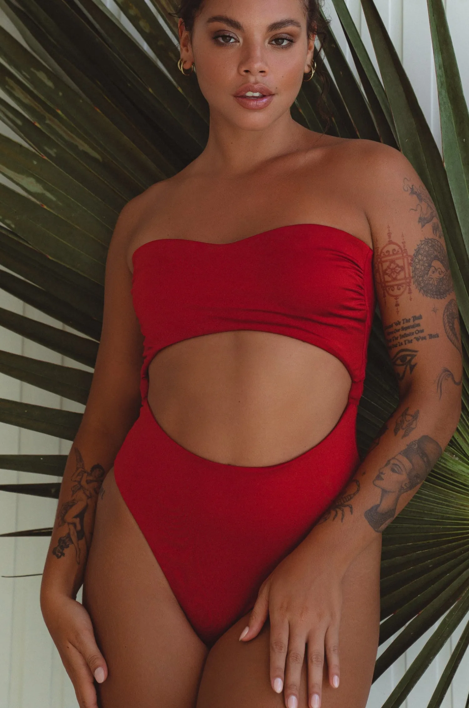 San Leo One Piece Cut-out Swimsuit