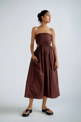 Savannah Dress - Chocolate | Relove