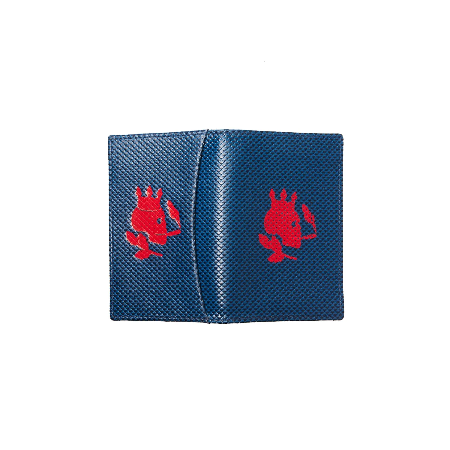 The DQ Wallet | Blue/Red