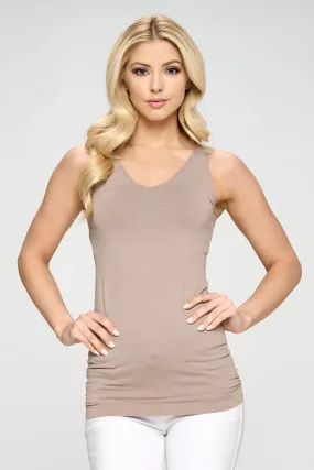 V or U Neckline Seamless Tank