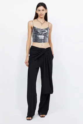 VENUS SEQUIN TANK-BLACK